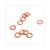 ROOD-KOPEREN RING 12x18mm (10)