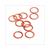 ROOD-KOPEREN RING 14x18mm 10stuks