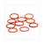 ROOD-KOPEREN RING 16x20mm 10stuks