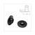 CARROSSERIERING PVC M6x16x4.5 ZWART (10)