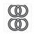 GILERA STICKER EMBLEEM SET 2delig CARBON
