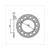 ACHTERTANDWIEL MH RX/DERBI GPR''04 108mm 6g 46t IGM