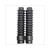 VOORVORKRUBBER UNIVERSEEL 20cm 27/33mm ZWART SET