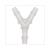 TUBE CONNECTOR Y-PIECE 6.4mm CLEAR (1)