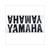 YAMAHA AEROX STICKERSET ONDERSPOILER ZWART