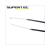 BRAKE CABLE FRONT VESPA CIAO SUPERTEC