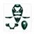 KIT CARROSSERIE PIAGGIO ZIP''00 LC (6) JAGUAR GREEN