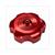 BOUCHON DERBI SENDA-R ALUMINIUM ROUGE 40mm