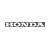 HONDA STICKER WOORD 22cm WIT