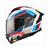 HELM ATOM 2 SV SYSTEEM BAST MAT BLAUW/ROOD       S