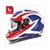 HELM BLADE SV MORPH WIT/ROOD/BLAUW        S