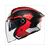 HELMET JET COSMO SV CRUISER MATT BLACK/RED     S