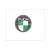 PUCH STICKER EMBLEEM ROND GROEN/WIT