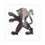 PEUGEOT LEEUW CHROOM STICKER EMBLEEM DIK 