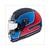 HELM JARAMA SV BAUX MAT BLAUW/ROOD         S