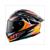 HELM KRE+ CARBON ACOSTA ROOD/GEEL/BLAUW       S