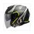 HELM JET THUNDER 3 SV BOW ZWART/GEEL         S