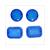 RAW-BOL GLAS MALAGUTI F12 SET BLAUW